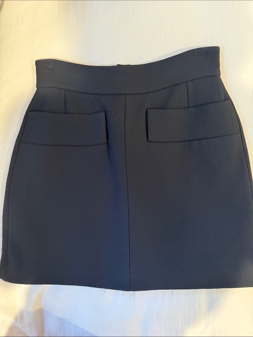 Stella McCartney Black Pocket-Front Mini Skirt